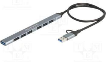 Hub USB; USB A socket x7