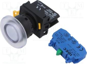 IDEC Switch: push-button; 22mm; Stabl.pos: