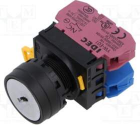 IDEC Switch: rotary with key; 22mm