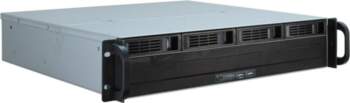 Inter-Tech IPC 2U-2404S Rack Black, Silver