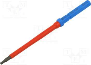 Interchangeable blade; insulated; Hex Plus key
