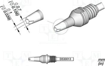 JBC TOOLS Tip: for desoldering irons