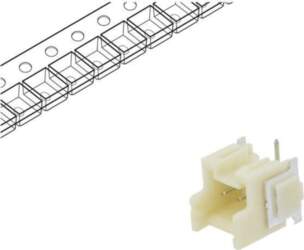 JST Connector: wire-board; socket; male; PIN: