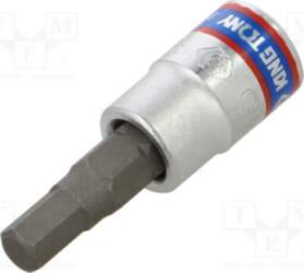 KING TONY Socket: hex key-bit; HEX
