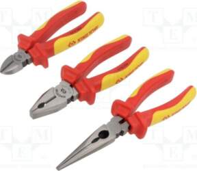 KING TONY Tools set: pliers; insulated