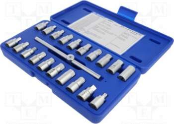 KING TONY Wrench-set; socket spanner; 3/8&quot