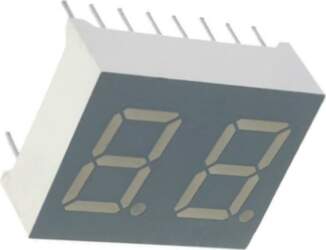 KINGBRIGHT ELECTRONIC Display: LED; 7-segment; 10mm