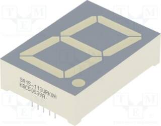 KINGBRIGHT ELECTRONIC Display: LED; 7-segment; 38