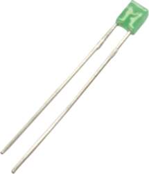 KINGBRIGHT ELECTRONIC LED; green; rectangular; 3x2mm