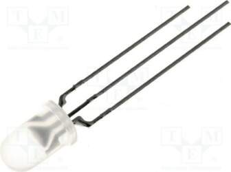 KINGBRIGHT ELECTRONIC LED; red/yellow; 5mm; 60°
