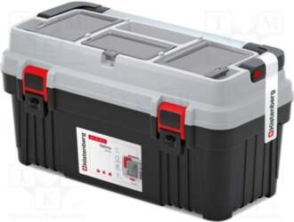 KISTENBERG Chest; tool case; black-grey; polymer