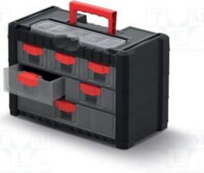 KISTENBERG Set with containers; polymer; transparent