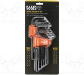 KLEIN TOOLS Wrench-set; hex key; long