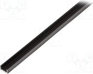 KLUŚ Profiles for LED modules; black