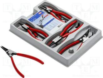 KNIPEX Tools set: pliers; for circlip