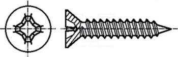 KRAFTBERG Screw; 2.2x16; Head: countersunk
