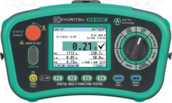 KYORITSU Meter: appliance meter; colour,LCD