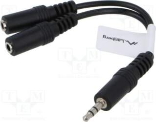 LANBERG Cable; Jack 3.5mm 3pin