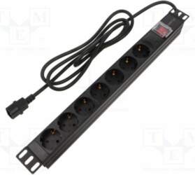 LANBERG Plug socket strip: protective; Sockets: