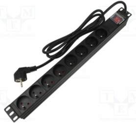 LANBERG Plug socket strip: protective; Sockets: