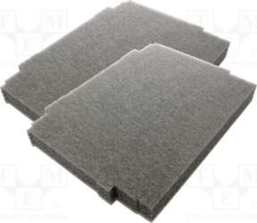 LeanFoam Foam insert; graphite; 386x286x40mm; 2pcs