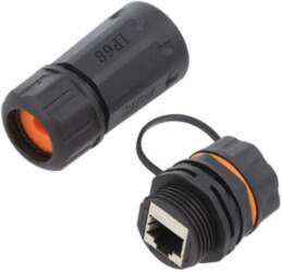 LOGILINK Coupler; socket; Cat 6a; shielded
