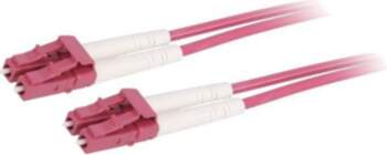 LOGILINK Fiber patch cord; OM4; LC/UPC
