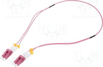 LOGILINK Fiber patch cord; OM4; LC/UPC