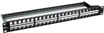Logilink Patchpanel 19" für 48 Keystone