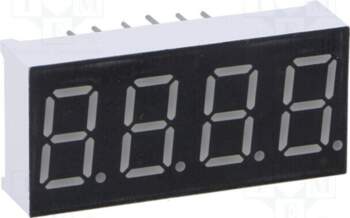 LUCKY LIGHT Display: LED; 7-segment; 9