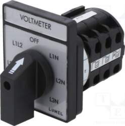 LUMEL Switch: voltmeter cam switch; Stabl