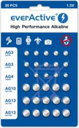 Mini alkaline battery Set everActive 10