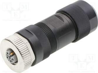MOLEX Connector: M12; socket; PIN: 5