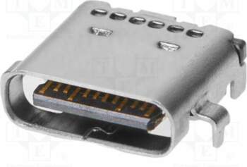 MOLEX Connector: USB C; socket; on