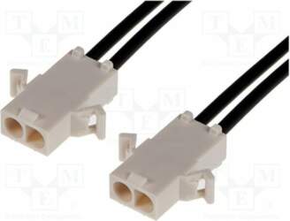 MOLEX PIN: 2; Insulation: PVC; black