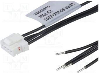 MOLEX PIN: 4; crimped; 2mm; Plating: