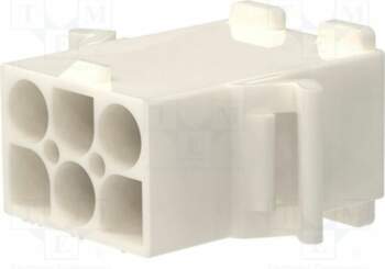 MOLEX Plug; 9A; PIN: 6; straight
