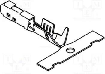 MOLEX Socket; 250V; straight; crimped; Contacts: