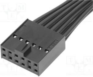 MOLEX Socket; compression; 2.54mm; Plating: