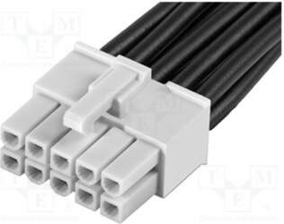 MOLEX Socket; PIN: 10; Inom: 9A