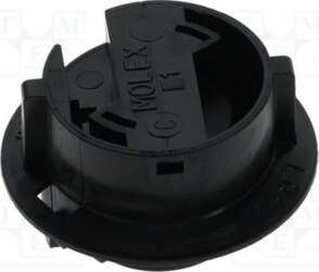 MOLEX Socket; PIN: 2; straight; black