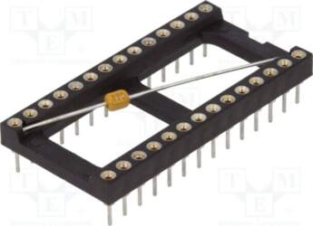 BINDER MPE Socket: integrated circuits; DIP28