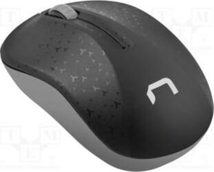 NATEC Mouse; TOUCAN; black,grey; USB