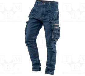 NEO TOOLS Dungarees; Size: M; navy