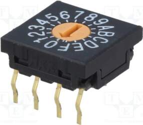 NKK SWITCHES Encoding switch; HEX/BCD; Pos: