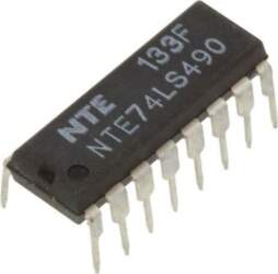 NTE ELECTRONICS IC: digital; decade ripple