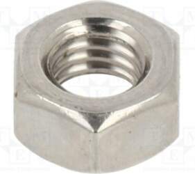 Nut; hexagonal; M8; Thread: metric; A4