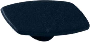 OKW Cap; ABS; black; push-in; oval