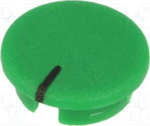 OKW Cap; ABS; green; push-in; Pointer: