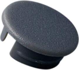 OKW Cap; ABS; grey; push-in; round